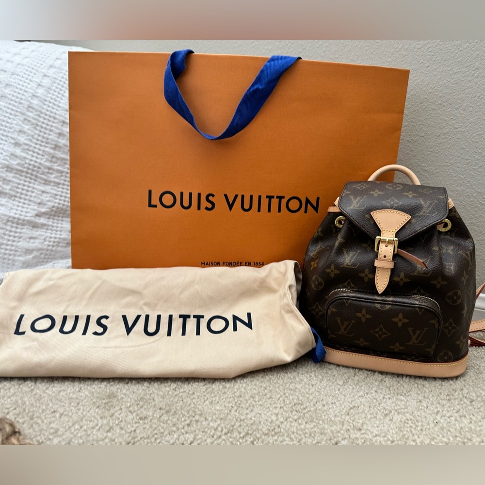 Authentic Montsouris PM LV backpack
